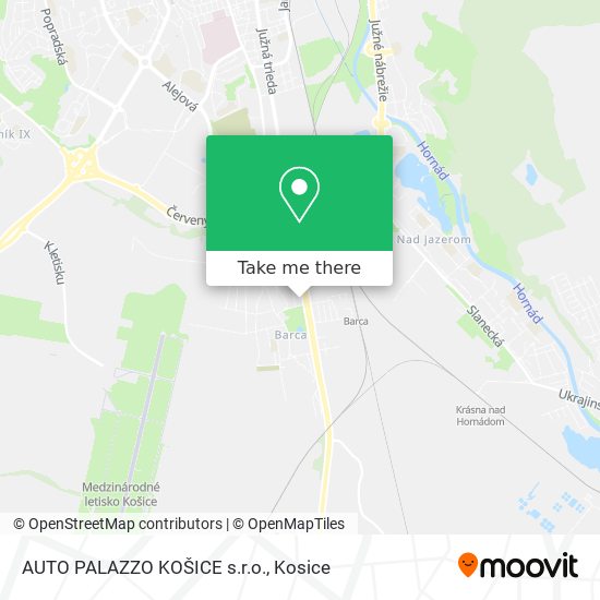 AUTO PALAZZO KOŠICE s.r.o. map