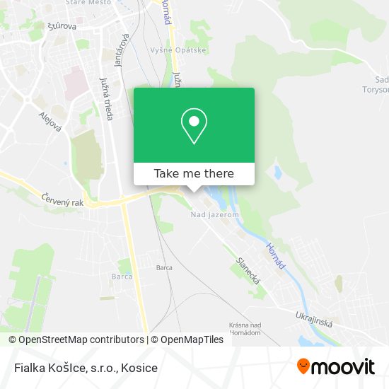 Fialka KošIce, s.r.o. map