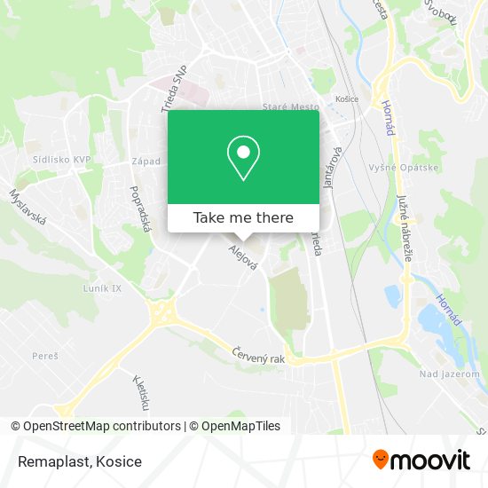 Remaplast map