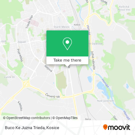 Buco Ke Juzna Trieda map