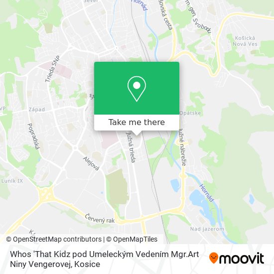 Whos 'That Kidz pod Umeleckým Vedením Mgr.Art Niny Vengerovej map