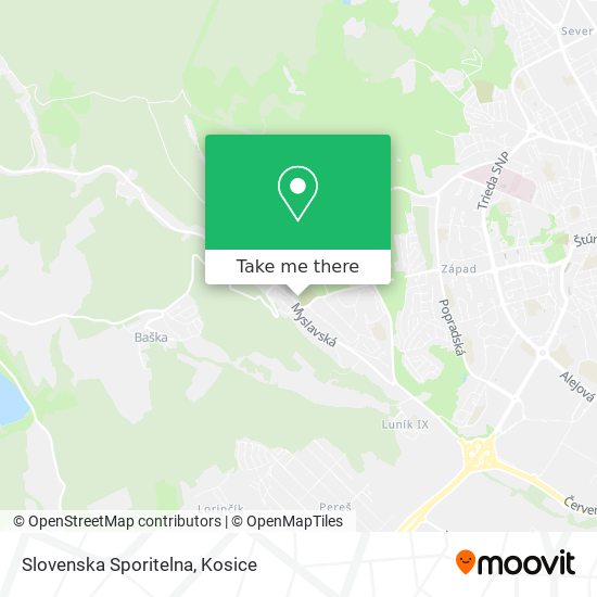 Slovenska Sporitelna map