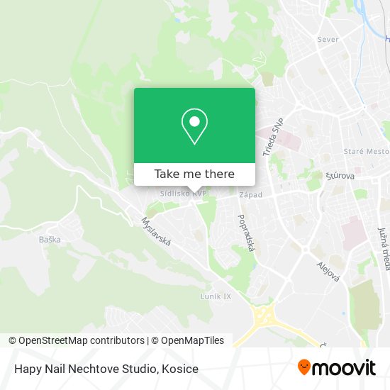 Hapy Nail Nechtove Studio map