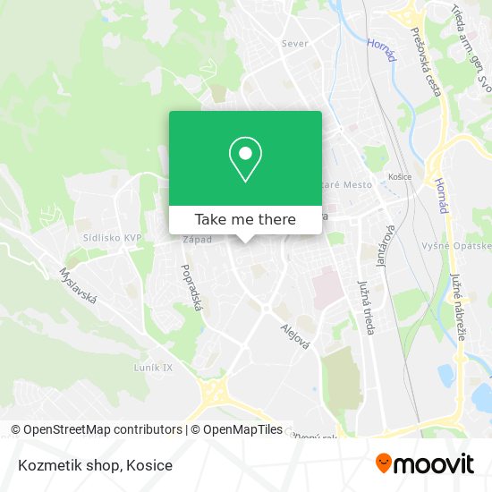 Kozmetik shop map