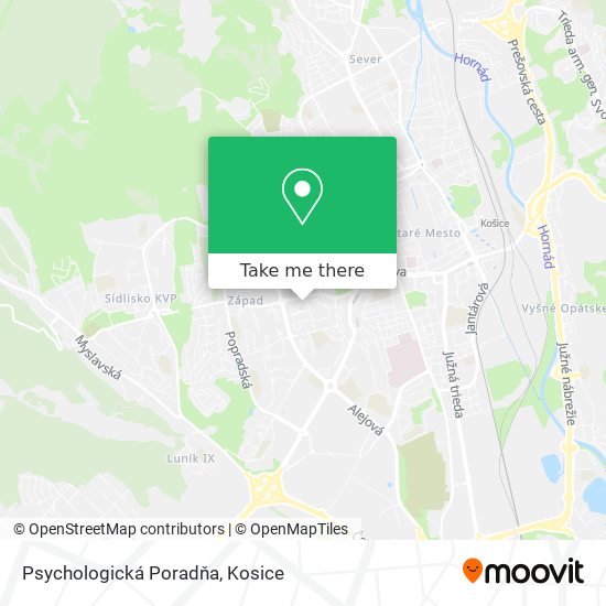 Psychologická Poradňa map