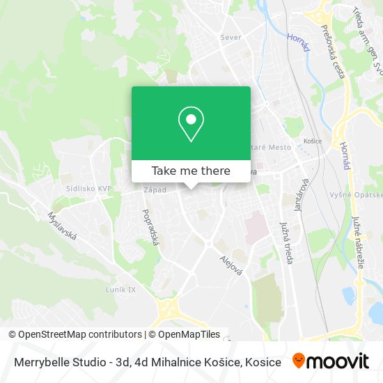 Merrybelle Studio - 3d, 4d Mihalnice Košice map