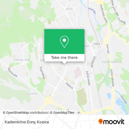 Kaderníctvo Enny map