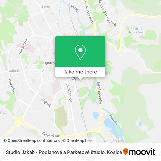 Studio Jakab - Podlahové a Parketové štúdio map