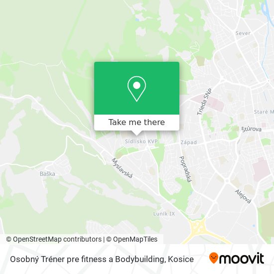 Osobný Tréner pre fitness a Bodybuilding map