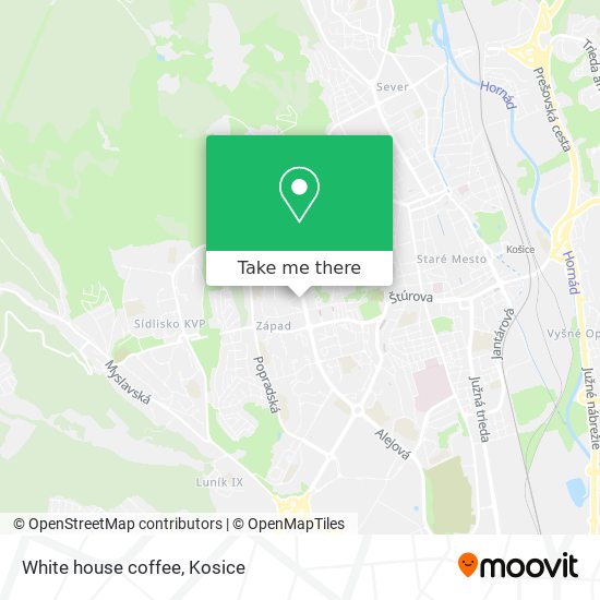 White house coffee map