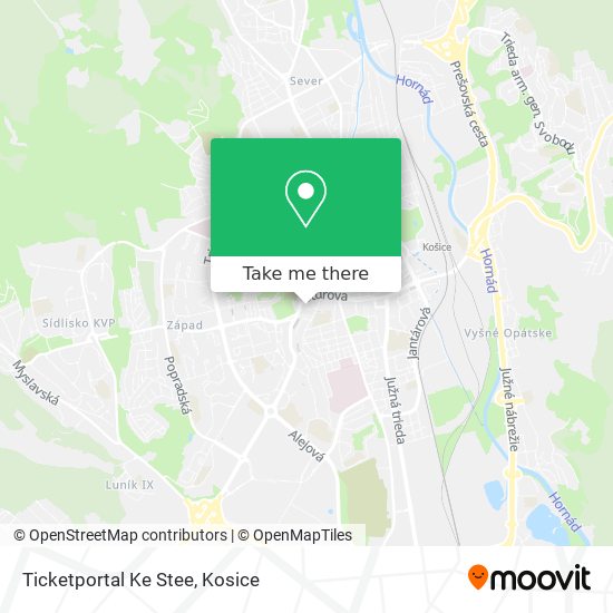 Ticketportal Ke Stee map