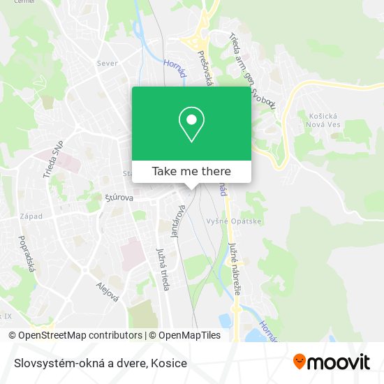 Slovsystém-okná a dvere map