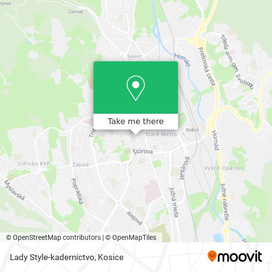 Lady Style-kaderníctvo map