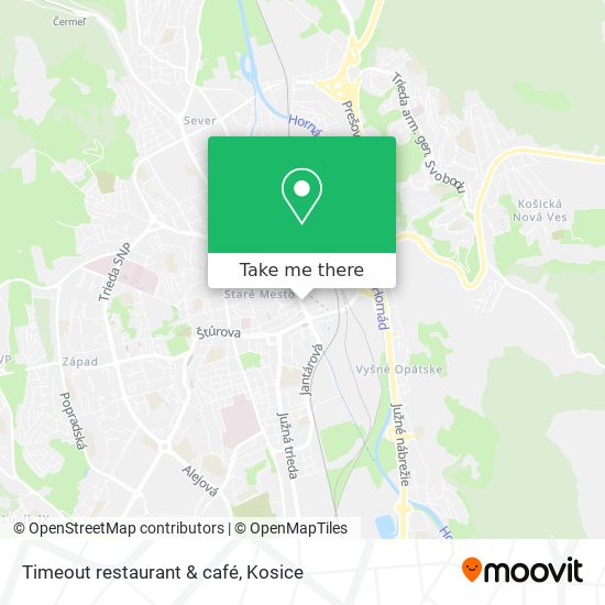 Timeout restaurant & café map