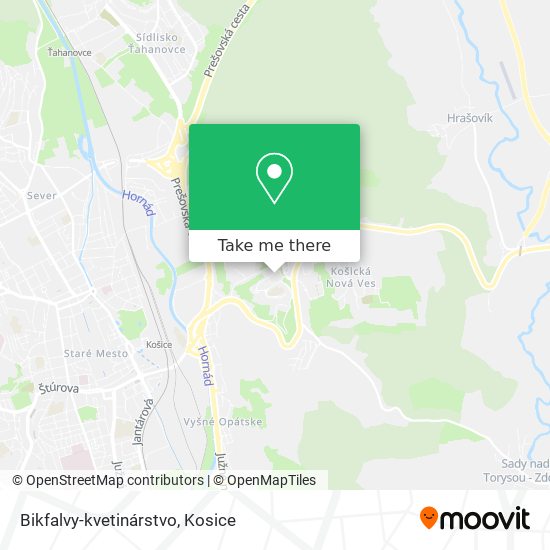 Bikfalvy-kvetinárstvo map