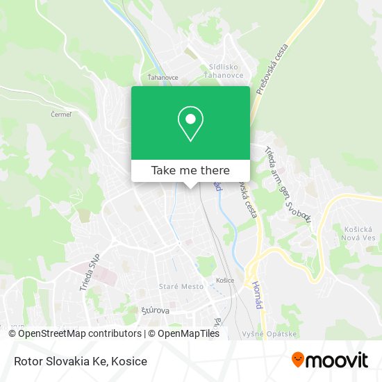 Rotor Slovakia Ke map