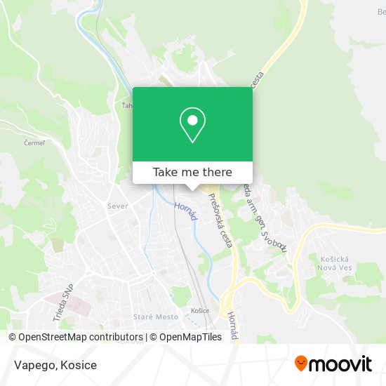 Vapego map