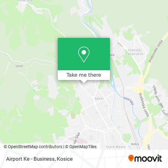 Airport Ke - Business map