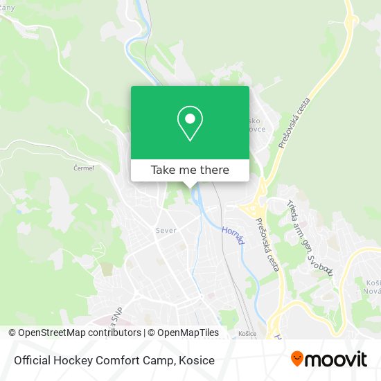 Official Hockey Comfort Camp map