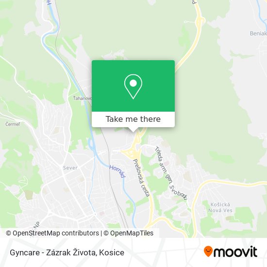 Gyncare - Zázrak Života map