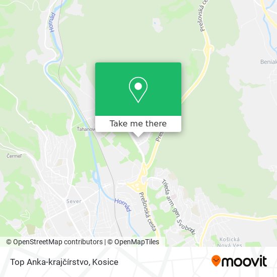 Top Anka-krajčírstvo map