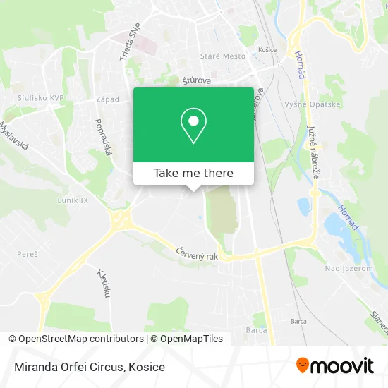 Miranda Orfei Circus map