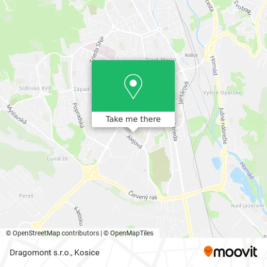 Dragomont s.r.o. map