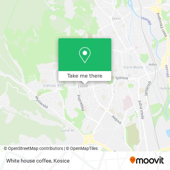 White house coffee map