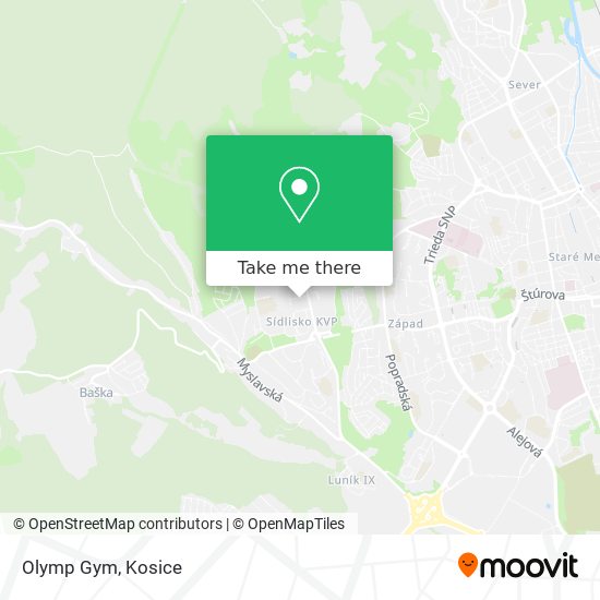 Olymp Gym map