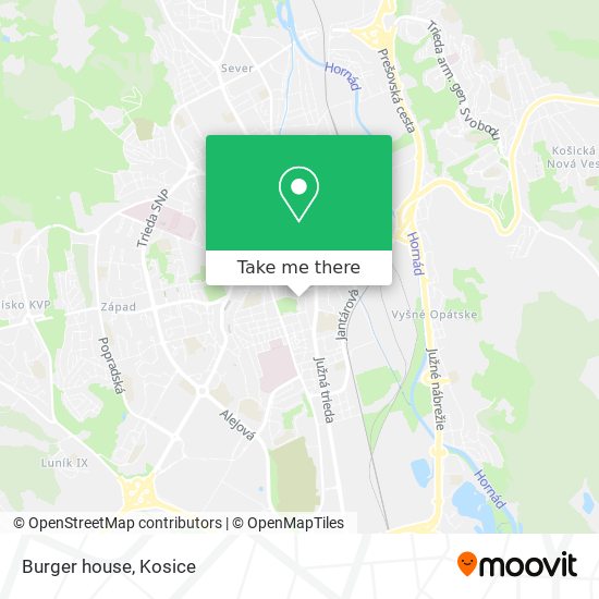 Burger house map