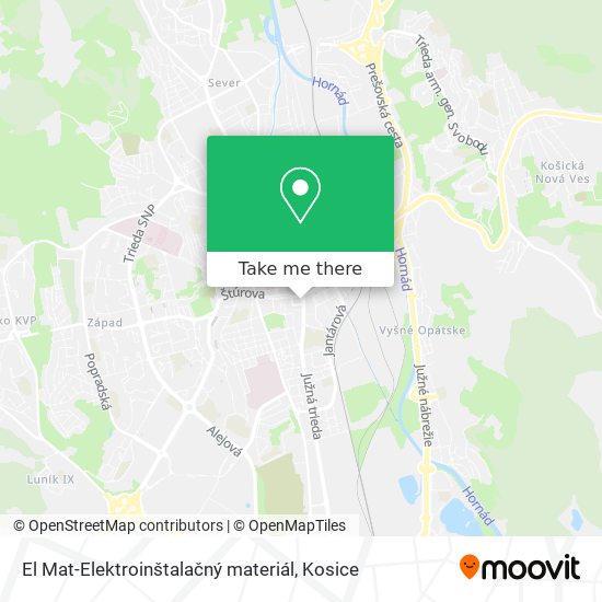 El Mat-Elektroinštalačný materiál map