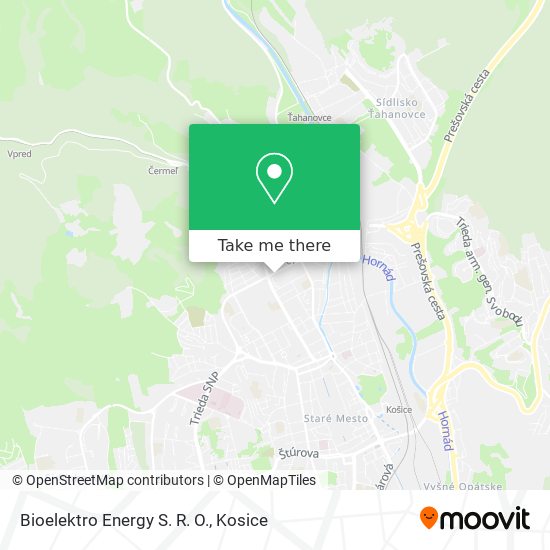 Bioelektro Energy S. R. O. map