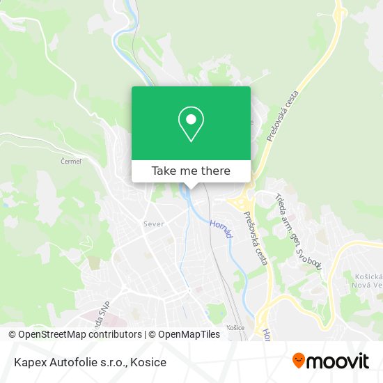 Kapex Autofolie s.r.o. map