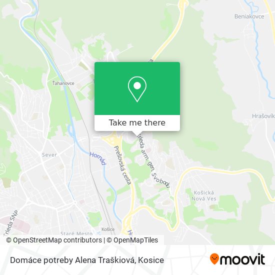 Domáce potreby Alena Traškiová map