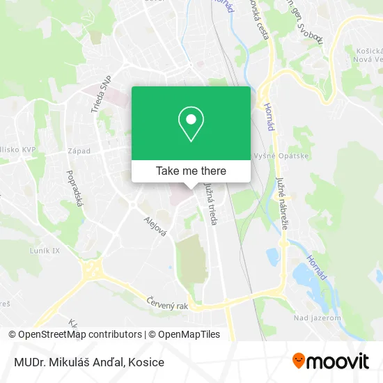 MUDr. Mikuláš Anďal map