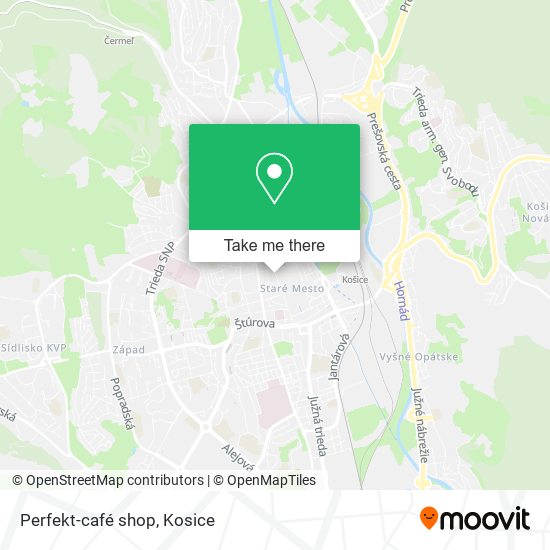 Perfekt-café shop map