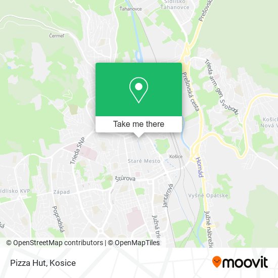 Pizza Hut map