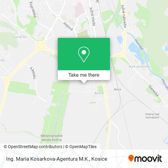 Ing. Maria Kosarkova-Agentura M.K. map