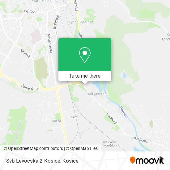 Svb Levocska 2-Kosice map