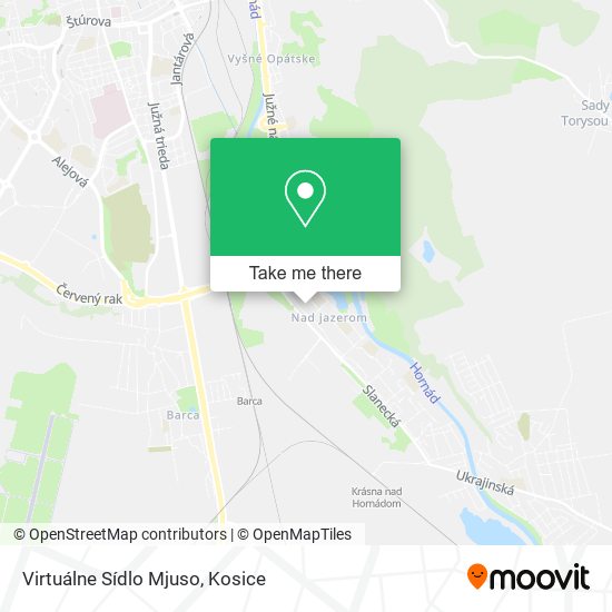 Virtuálne Sídlo Mjuso map