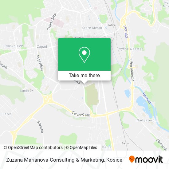 Zuzana Marianova-Consulting & Marketing map