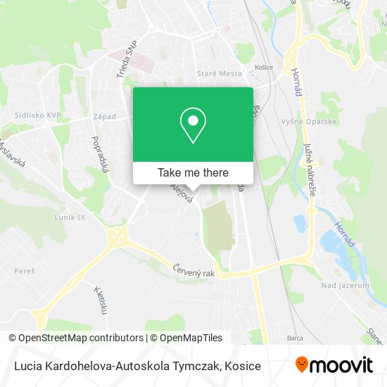 Lucia Kardohelova-Autoskola Tymczak map