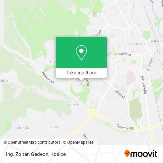 Ing. Zoltan Gedeon map