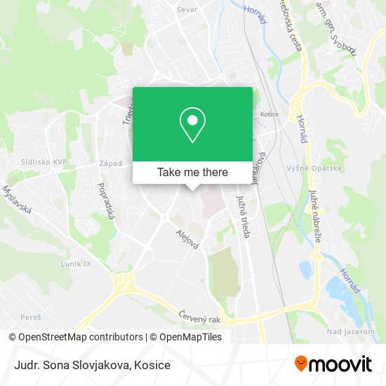 Judr. Sona Slovjakova map