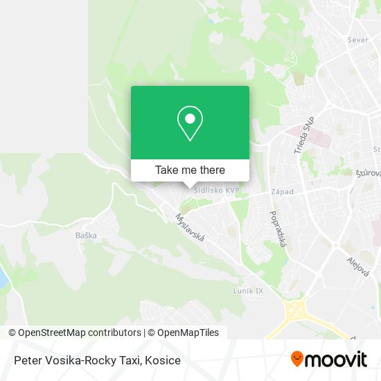 Peter Vosika-Rocky Taxi map