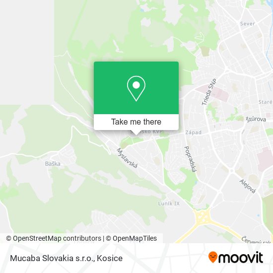 Mucaba Slovakia s.r.o. map