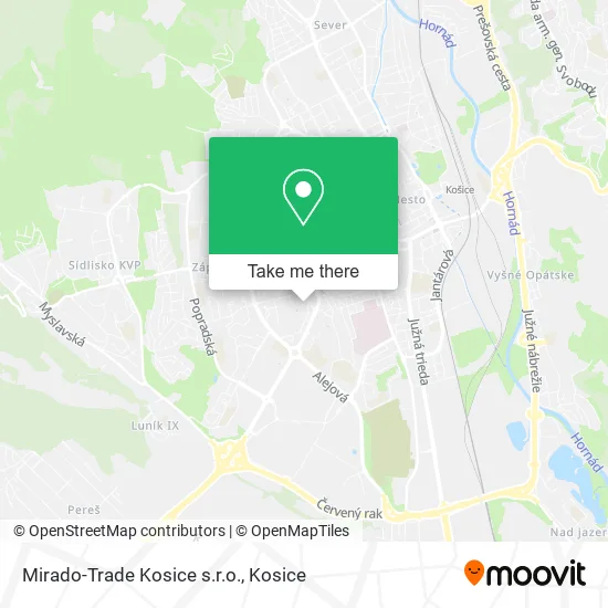 Mirado-Trade Kosice s.r.o. map