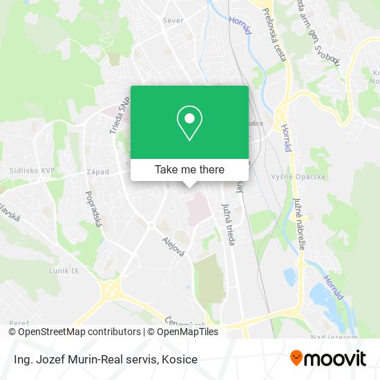 Ing. Jozef Murin-Real servis map