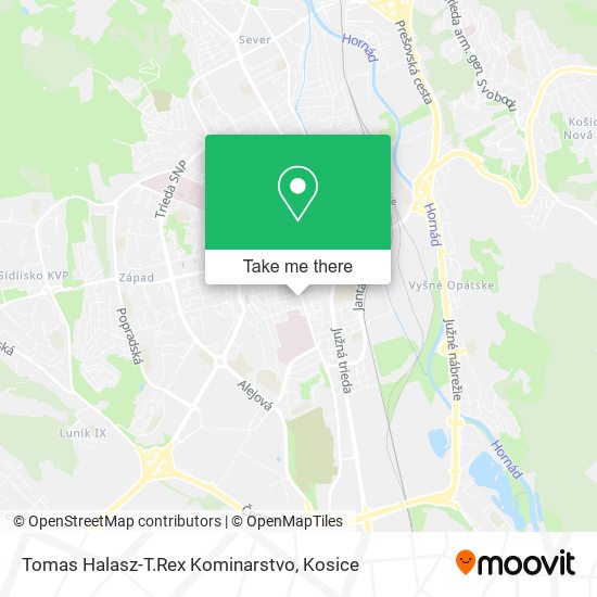 Tomas Halasz-T.Rex Kominarstvo map