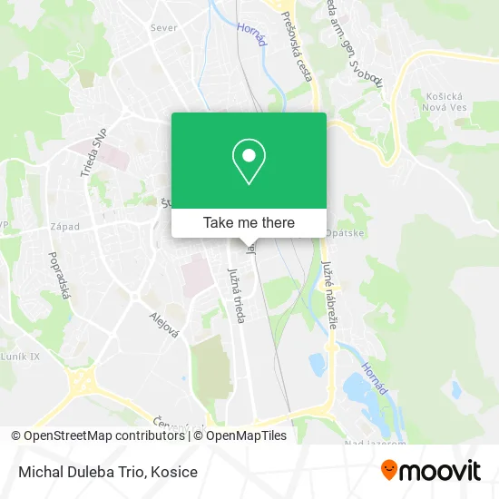 Michal Duleba Trio map